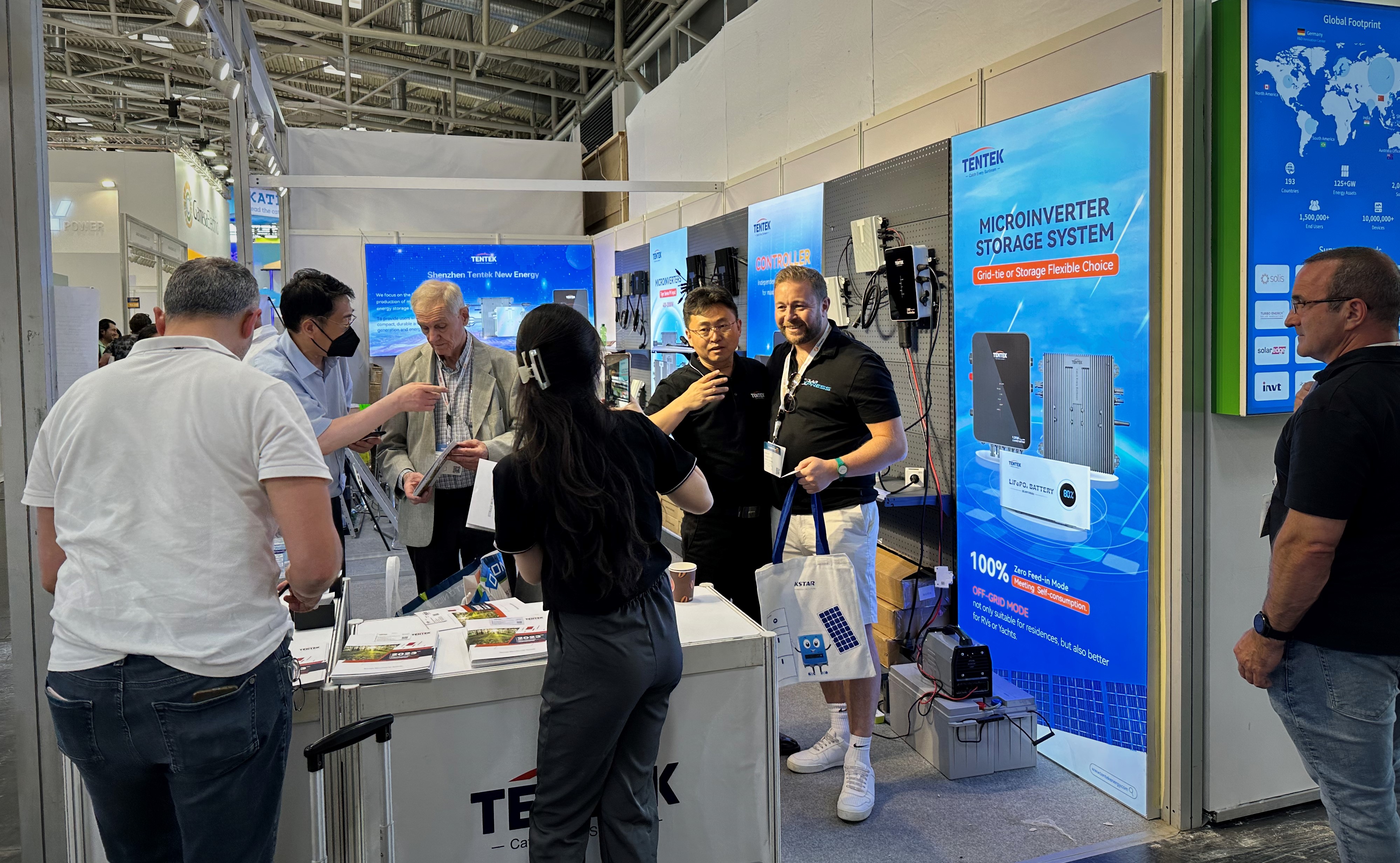 A splendid debut for Tentek at Intersolar Europe 2023.